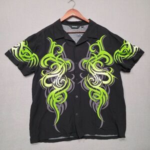 Buffalo Outdoors Men's Short‎ Sleeve Button Up Shirt Size Large